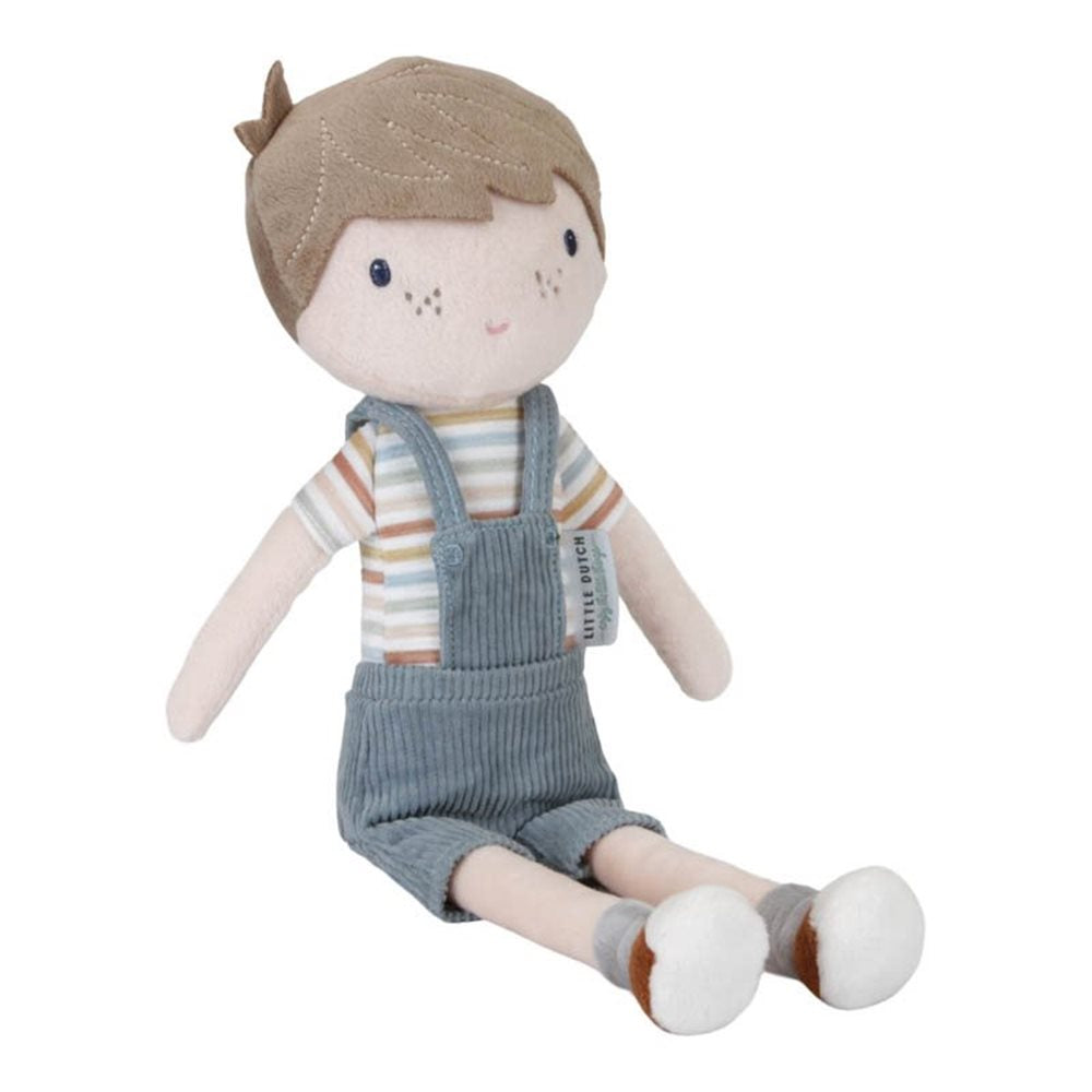 Little Dutch Cuddle Doll Jim – Vintage Sunny Stripes (Large)