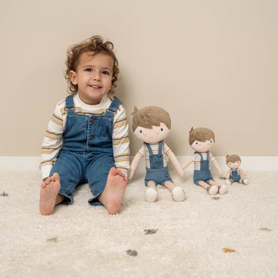 Little Dutch Cuddle Doll Jim – Vintage Sunny Stripes