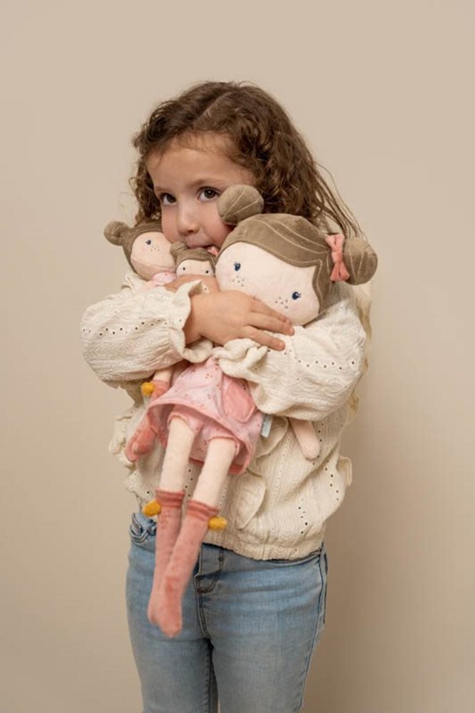 Little Dutch Cuddle Doll Rosa – Little Pink Flowers