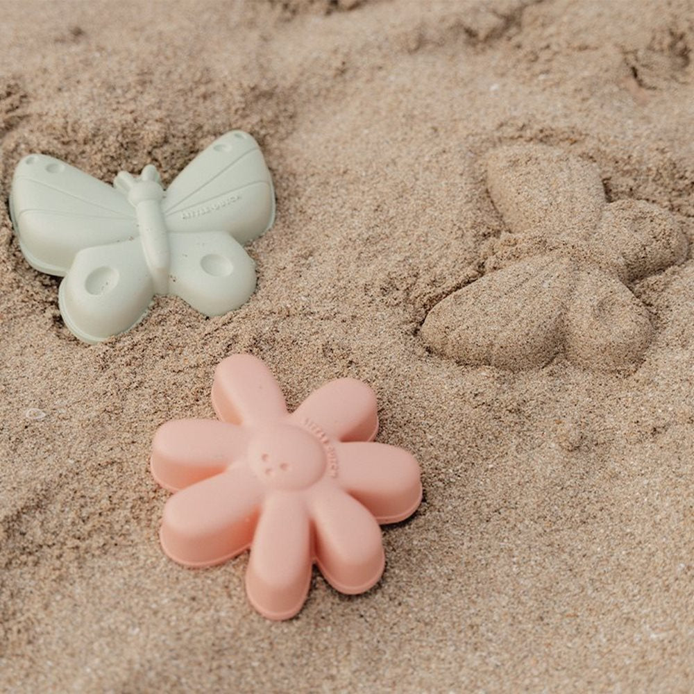 Little Dutch Beach Set Sand Shapes – Flowers & Butterflies