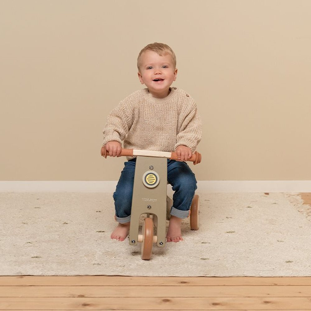 Little Dutch Wooden Tricycle – Olive