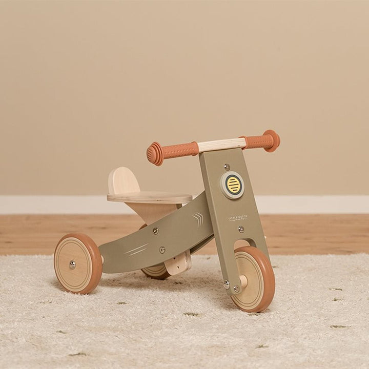Little Dutch Wooden Tricycle – Olive