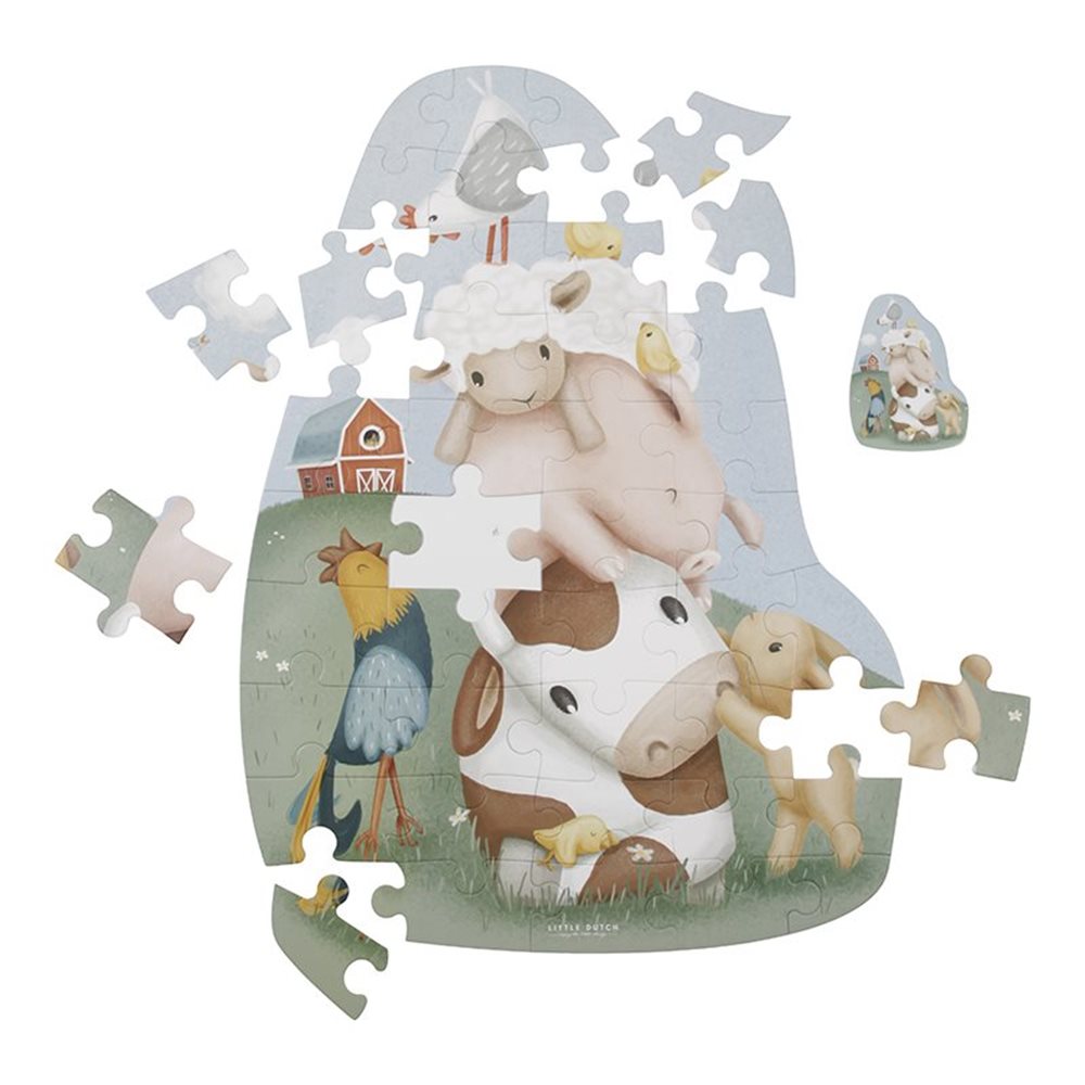 Little Dutch Large Floor Puzzle – Little Farm (42 Piece)