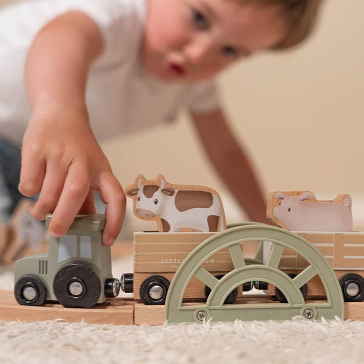 Little Dutch Wooden Train Track – Little Farm