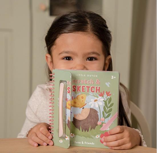 Little Dutch Scratch & Sketch Book β Rosa & Friends | Make Believe Co.