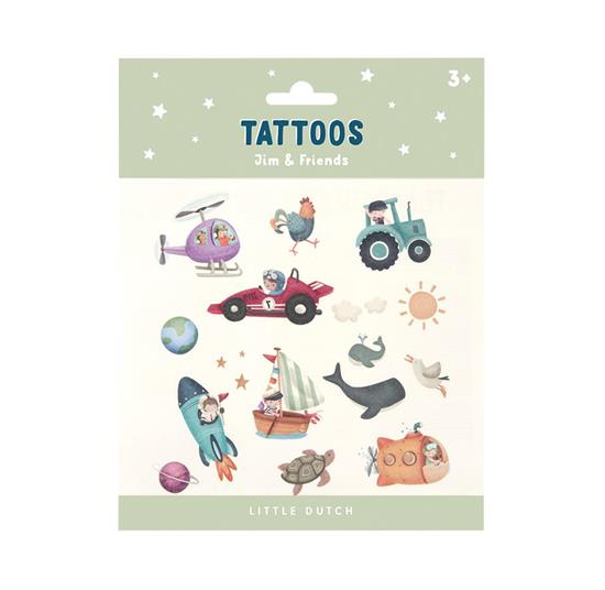 Little Dutch Temporary Tattoos – Jim &amp; Friends