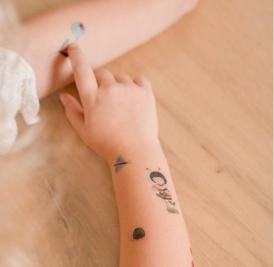 Little Dutch Temporary Tattoos – Rosa & Friends