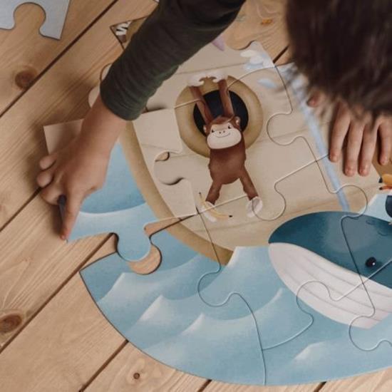Little Dutch Large Floor Puzzle – Noah’s Ark (44 Piece)