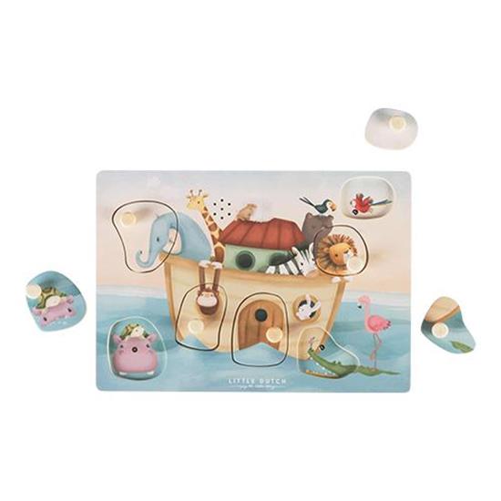 Little Dutch Wooden Sound Puzzle – Noah’s Ark