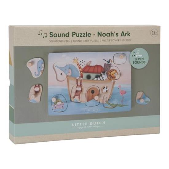 Little Dutch Wooden Sound Puzzle – Noah’s Ark