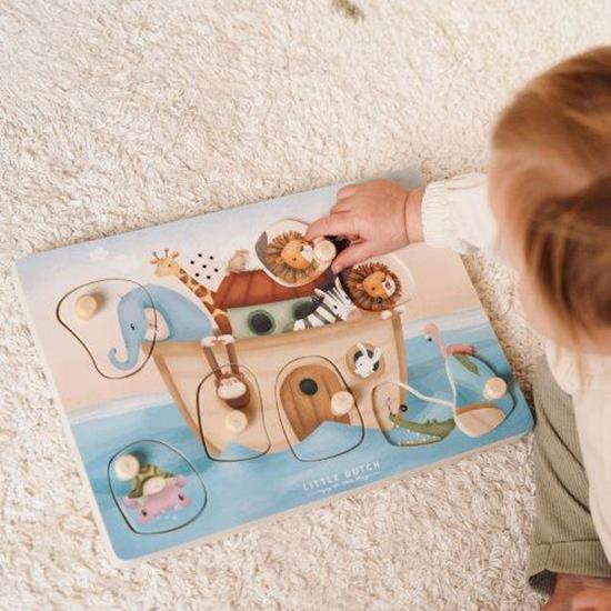 Little Dutch Wooden Sound Puzzle – Noah’s Ark