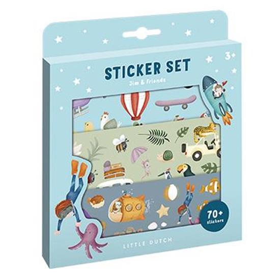 Little Dutch Sticker Set – Jim &amp; Friends