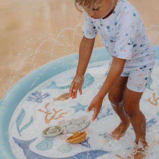 Little Dutch Sprinkler Water Play Mat – Ocean Dreams Blue