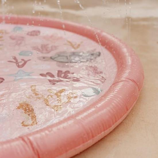 Little Dutch Sprinkler Water Play Mat – Ocean Dreams Pink