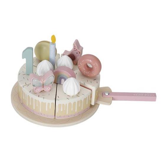 Little Dutch Wooden Birthday Cake – Pink