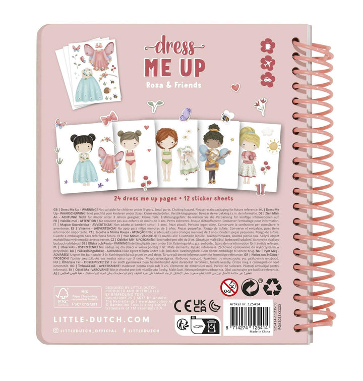 Little Dutch Dress Me Up Book – Rosa &amp; Friends