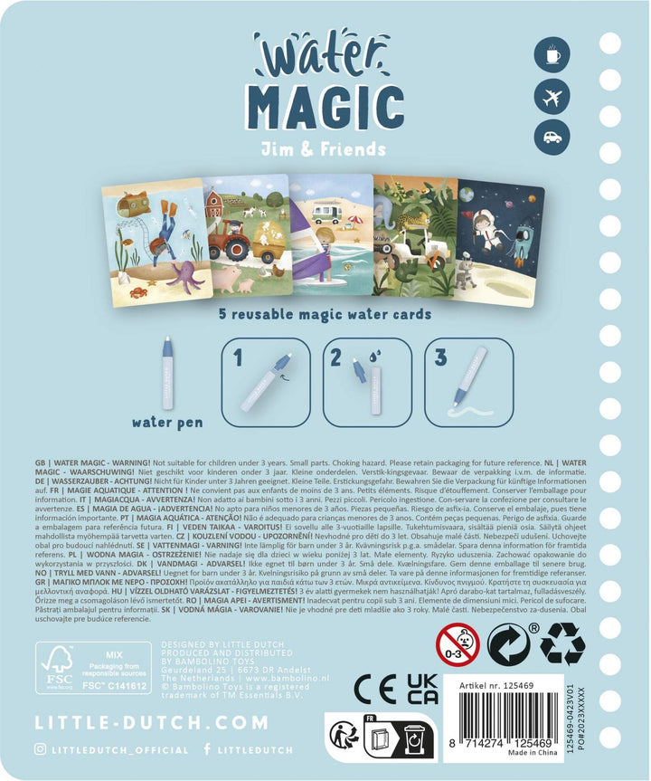 Little Dutch Water Magic Book – Jim &amp; Friends