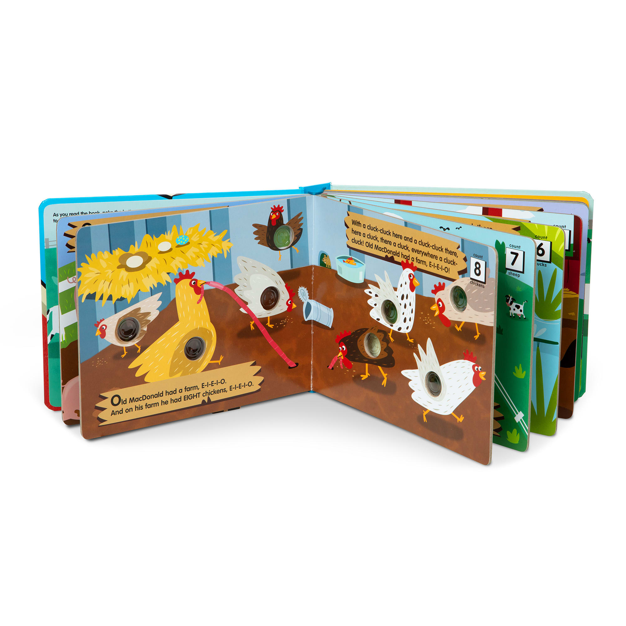 Melissa & Doug Poke-a-Dot Board Book – Old MacDonald’s Farm