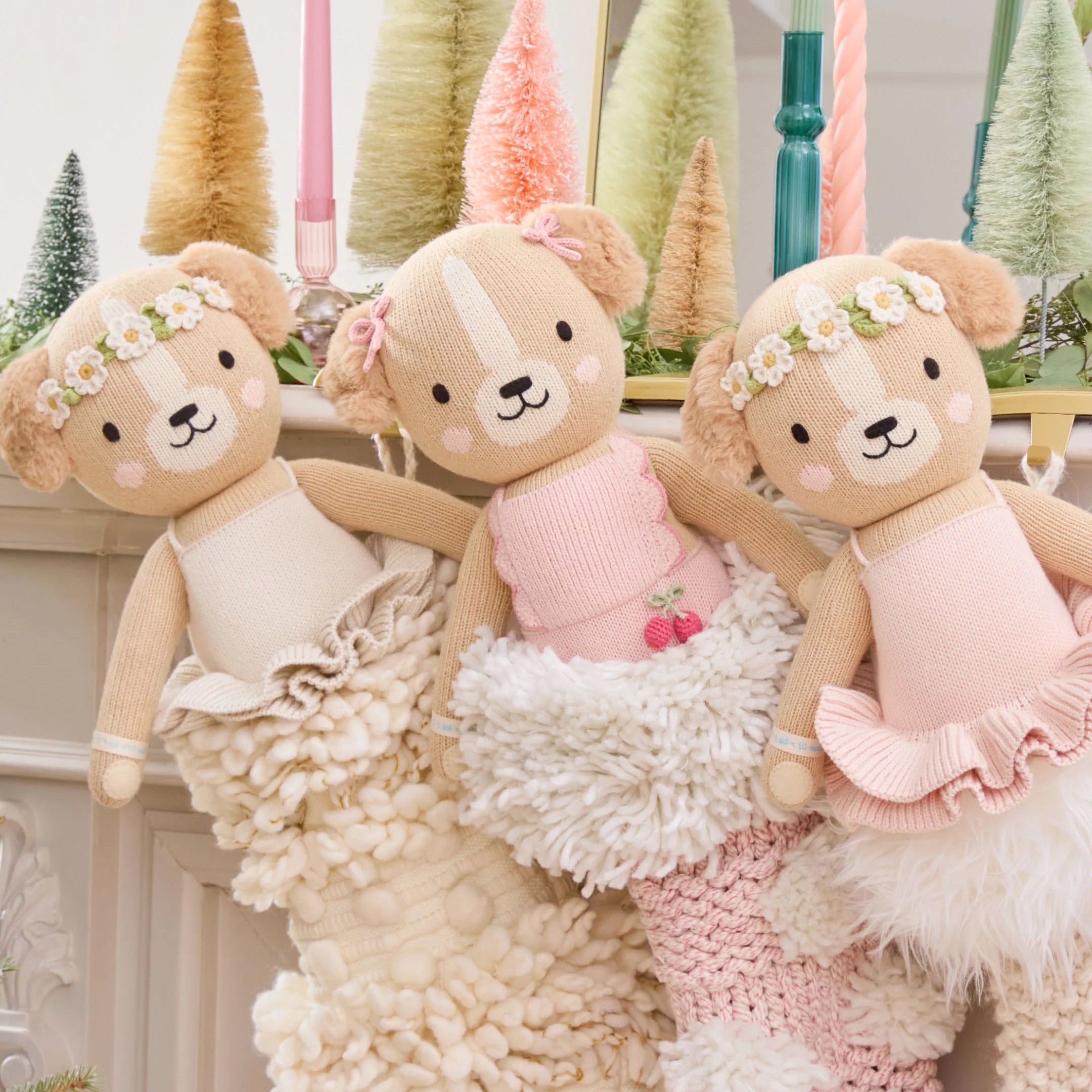 Cuddle + Kind Evelyn the Golden Puppy (Ballet Pink)