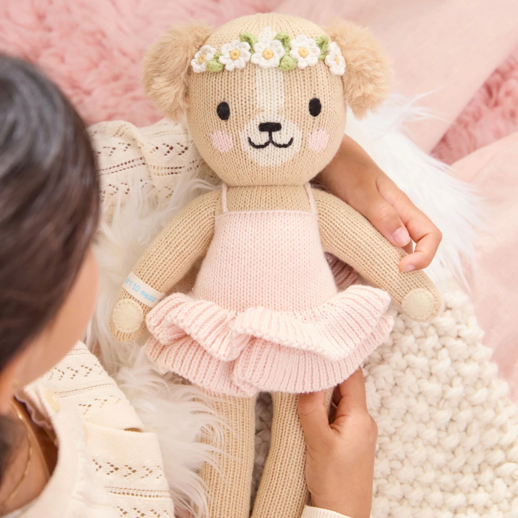 Cuddle + Kind Evelyn the Golden Puppy (Ballet Pink)