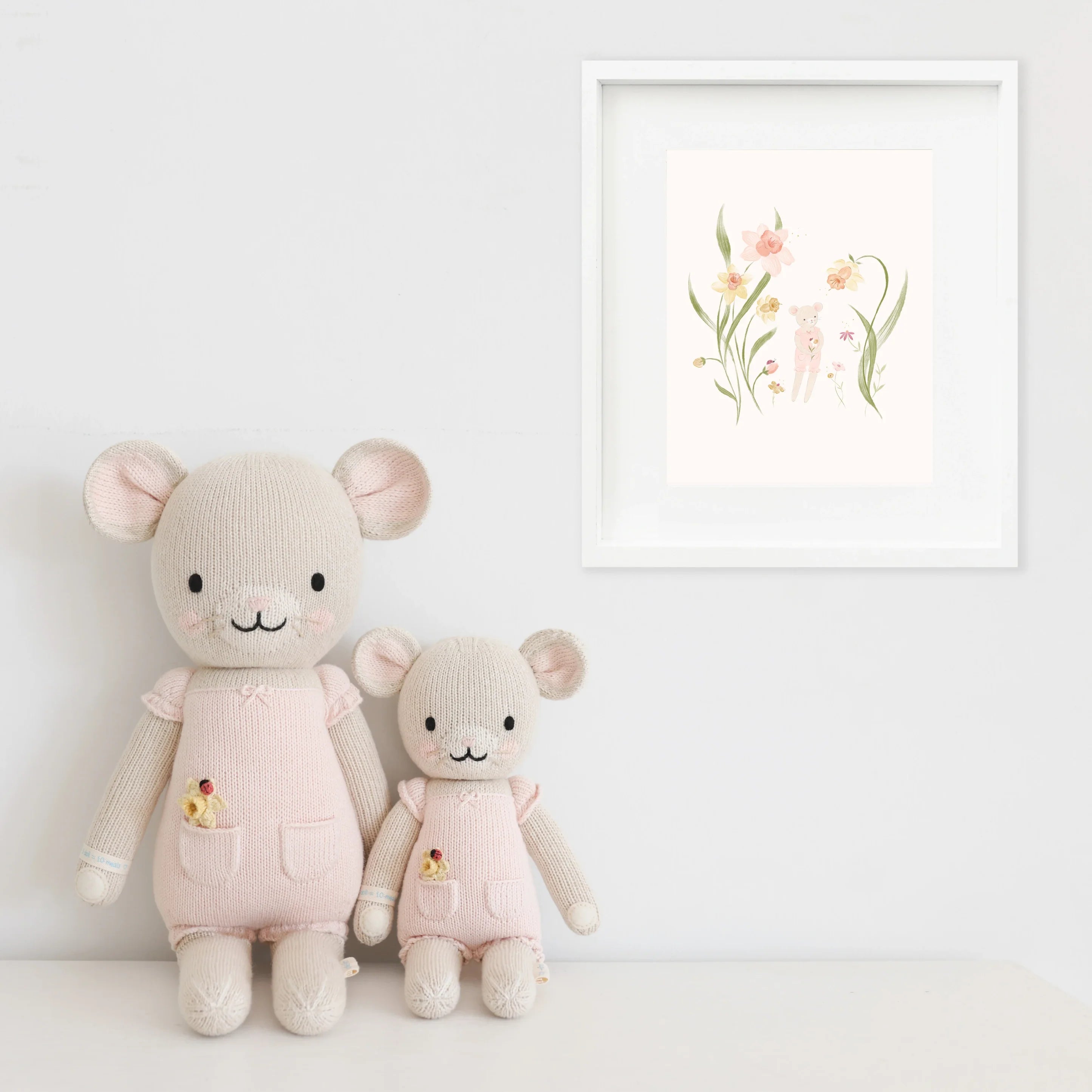 Cuddle + Kind Beatrice the Mouse (Blush)