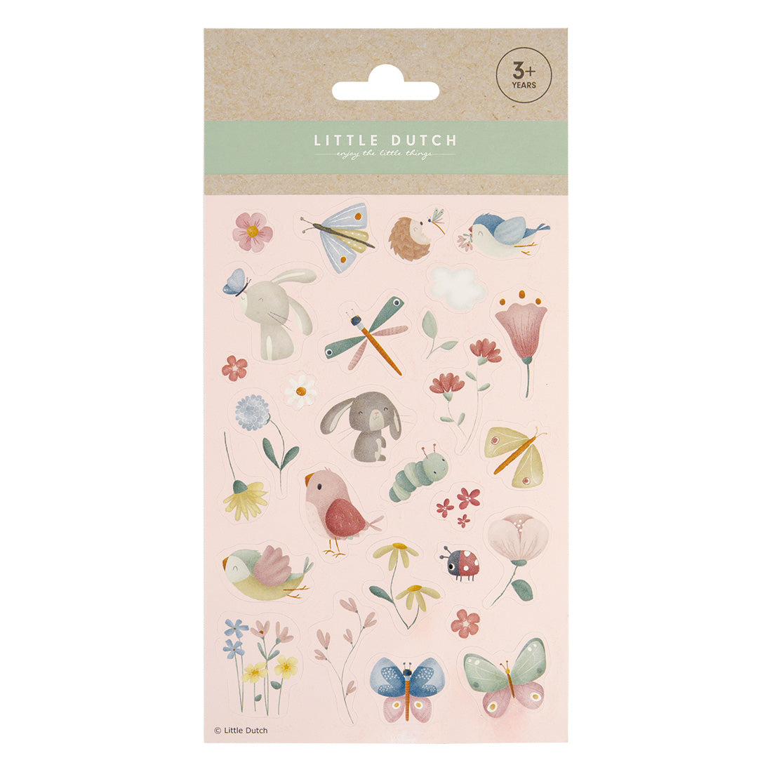 Little Dutch Sticker Sheet – Flowers & Butterflies