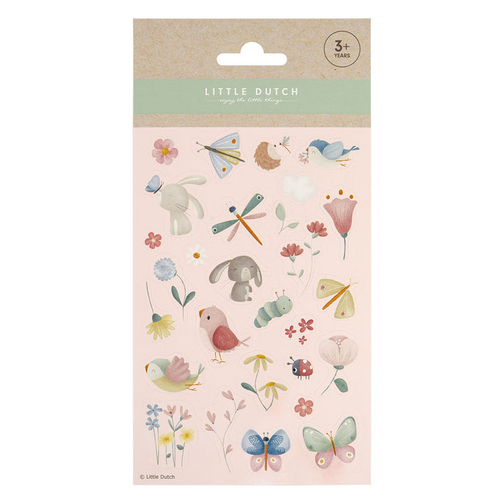 Little Dutch Sticker Sheet – Flowers &amp; Butterflies