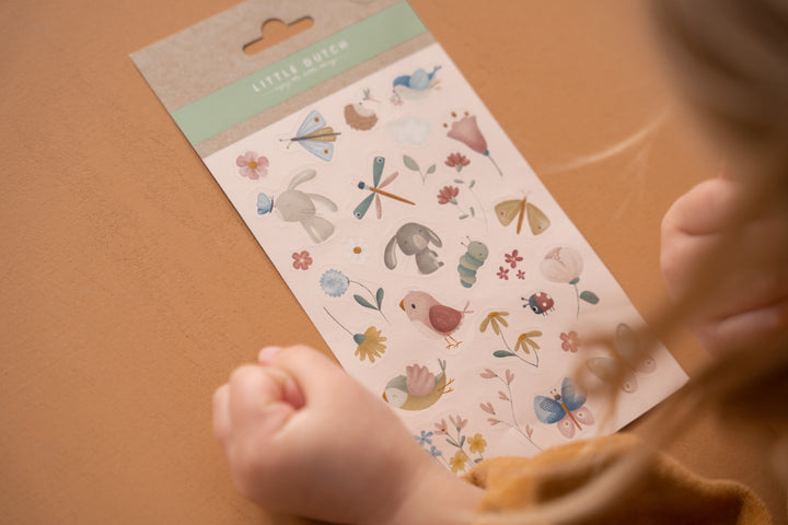 Little Dutch Sticker Sheet – Flowers &amp; Butterflies