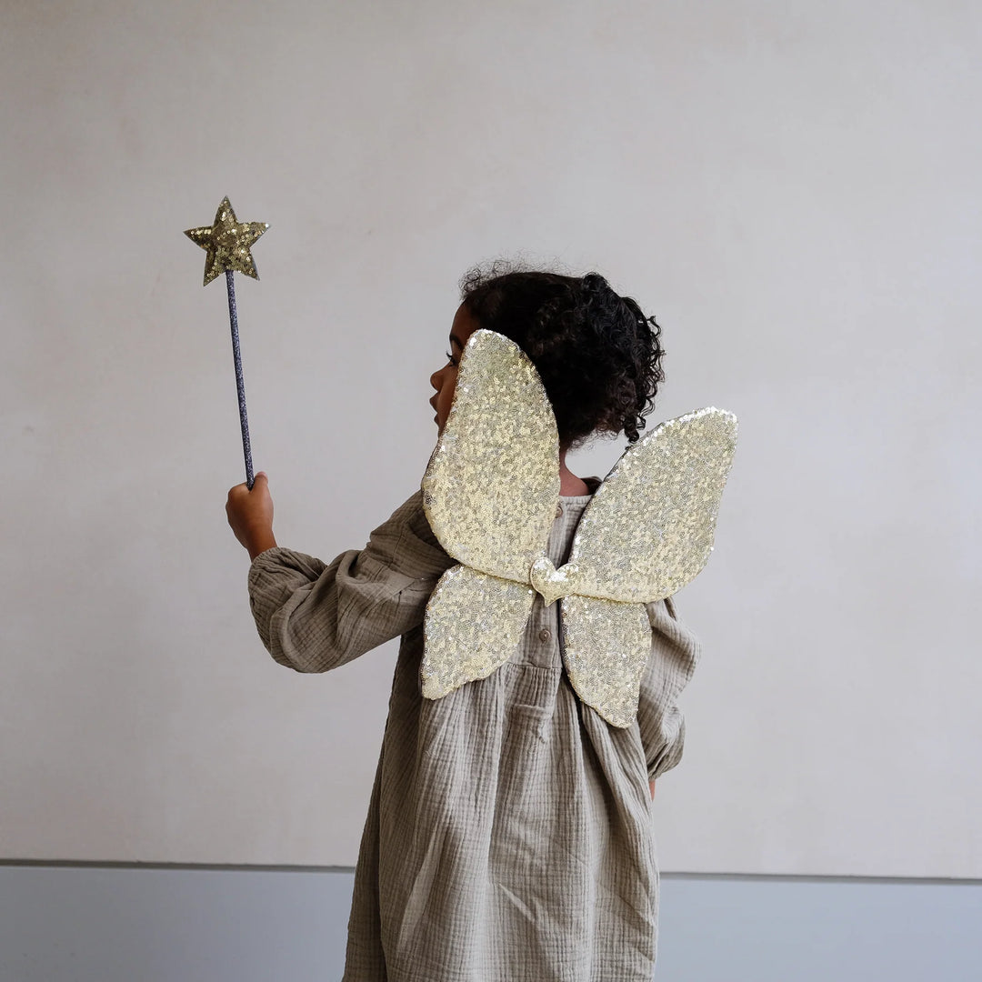 Mimi &amp; Lula Sequins Wand – Gold