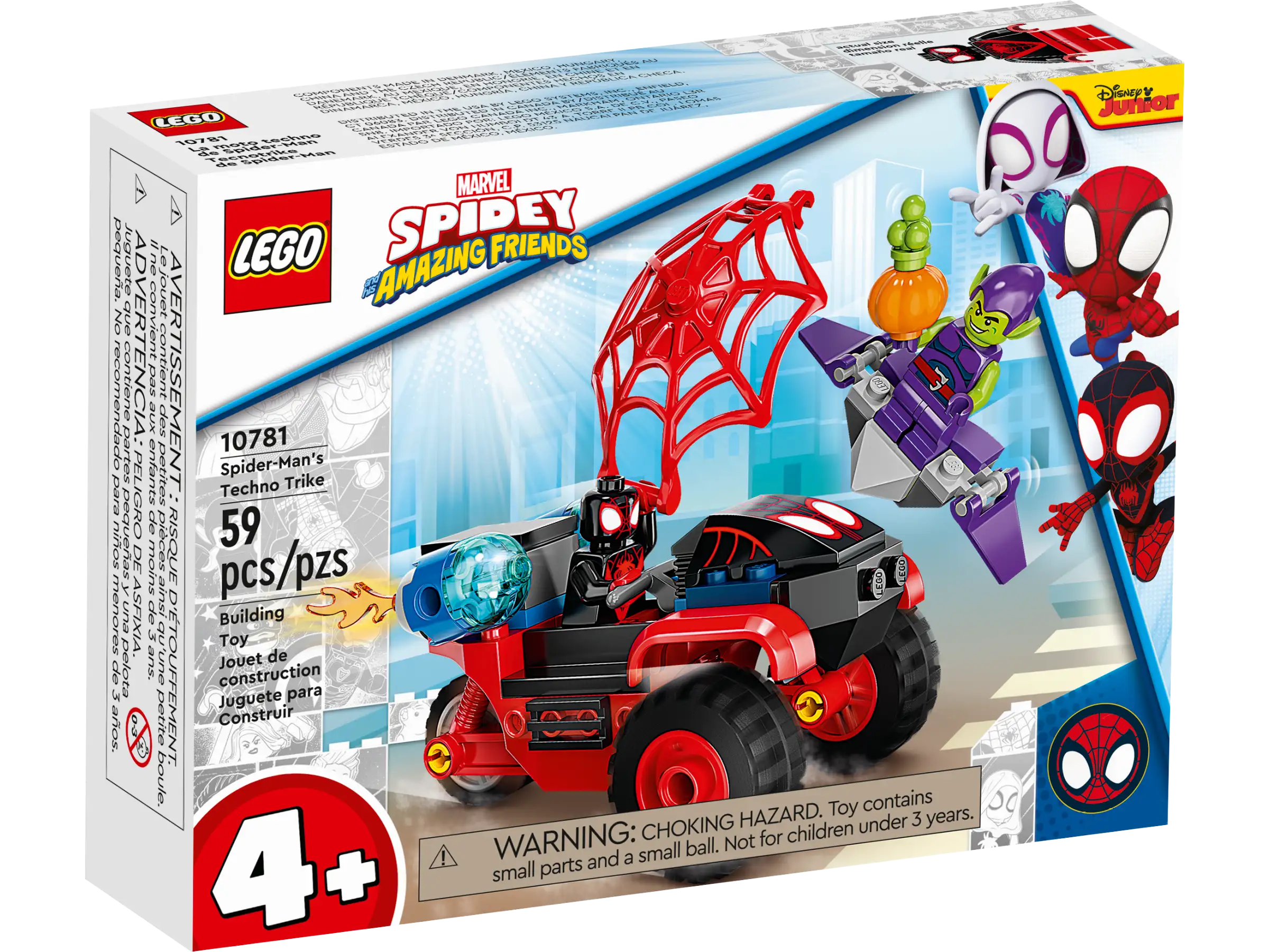 LEGO® Marvel Spidey and His Amazing Friends – Spider-Man’s Techno Trike | 10781