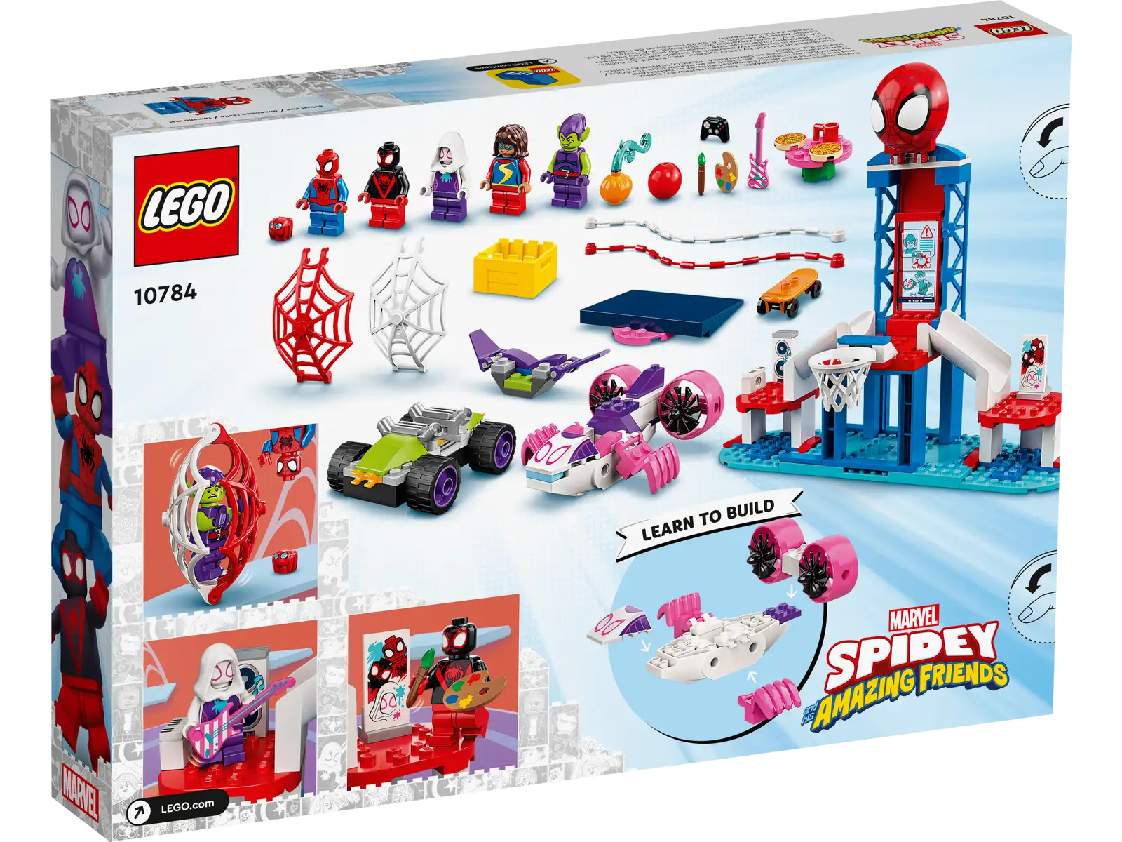 LEGO® Marvel Spidey and His Amazing Friends – Spider-Man’s Headquarters Hangout | 10784