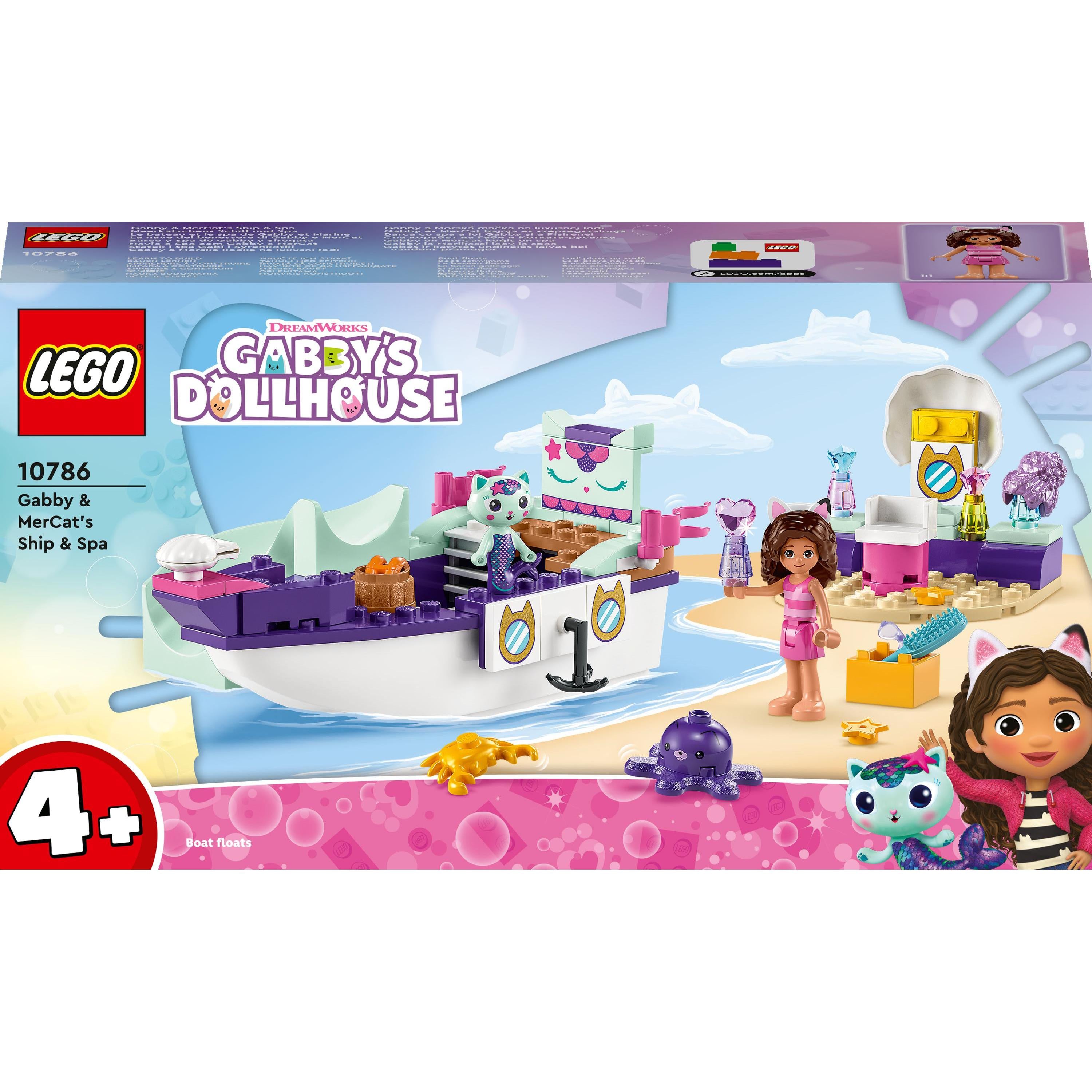 LEGO® Gabby’s Dollhouse – Gabby & MerCat's Ship & Spa | 10786