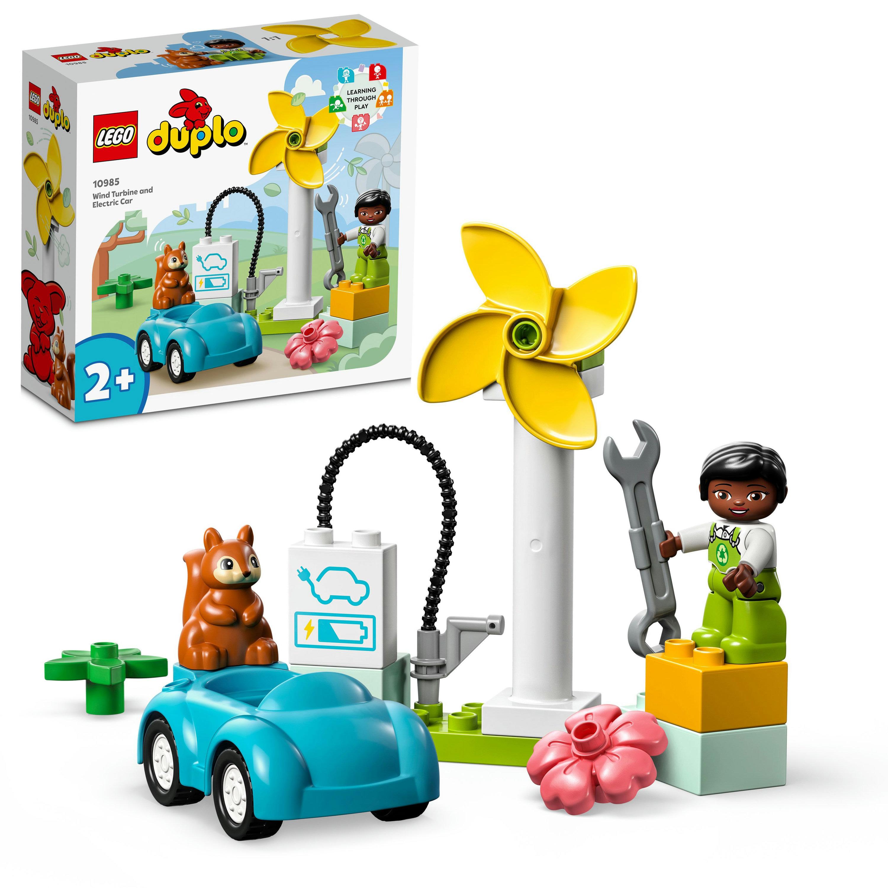 LEGO® DUPLO® Town Wind Turbine and Electric Car | 10985