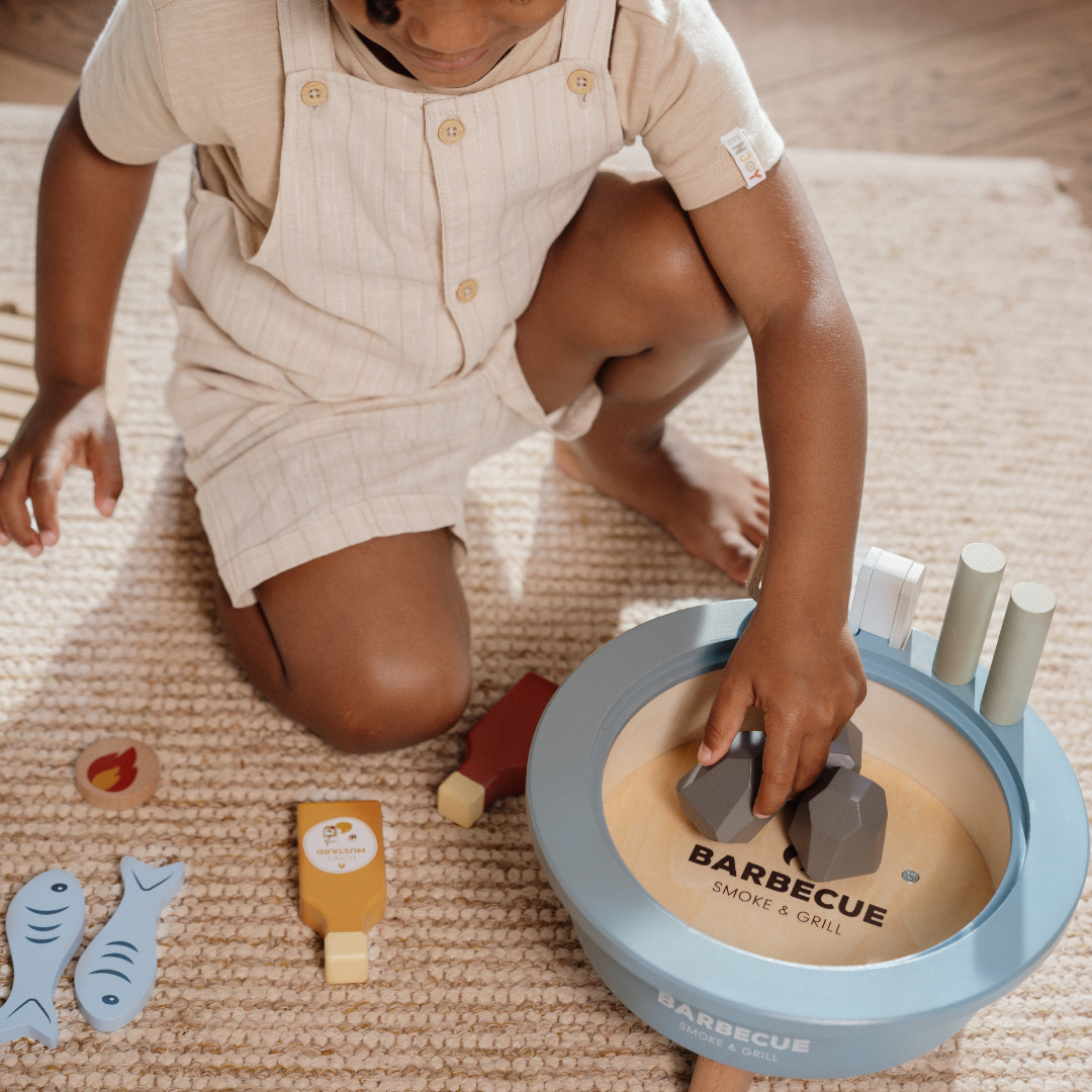 Little Dutch Wooden Barbecue Playset