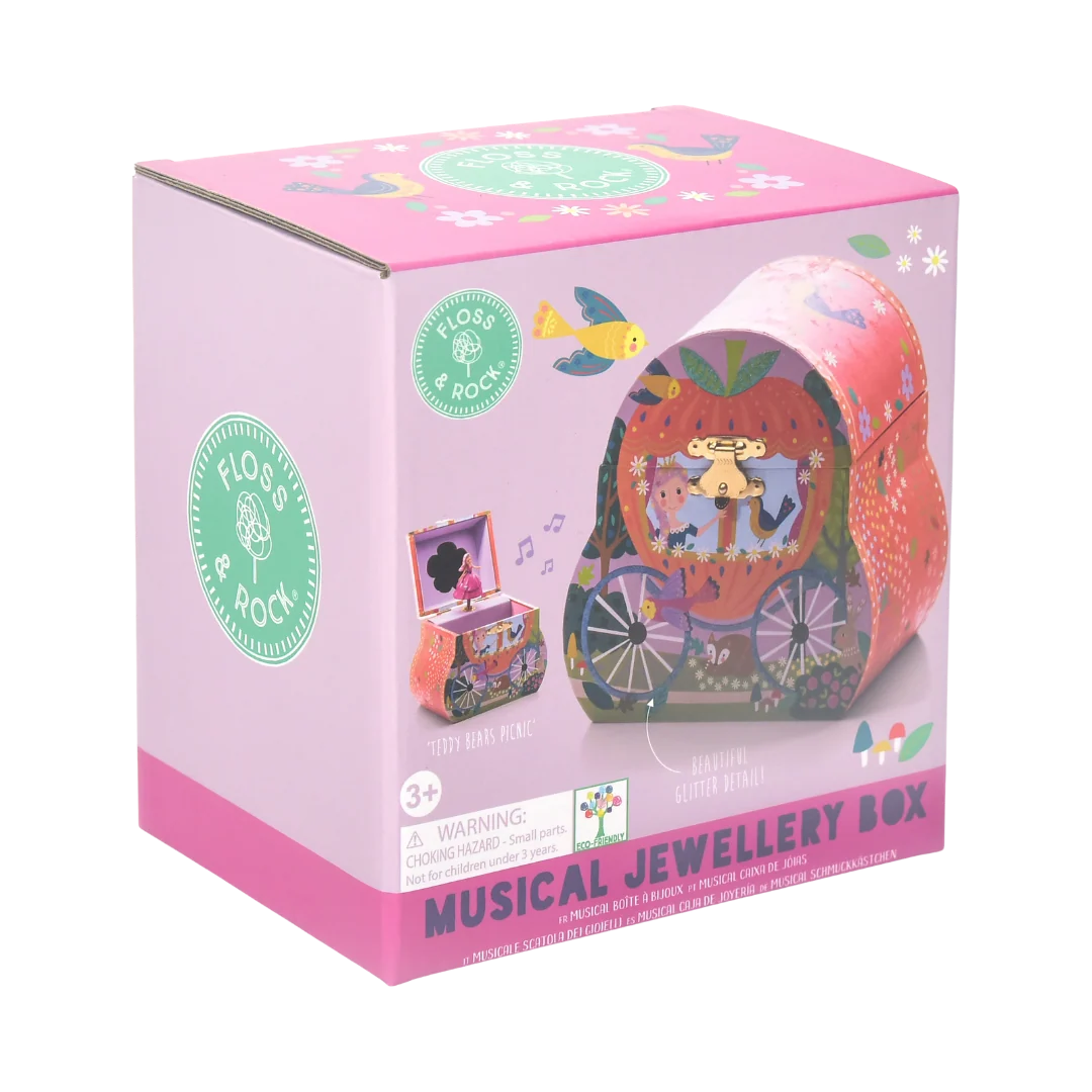 Floss &amp; Rock Musical Jewellery Box – Fairy Tale Carriage