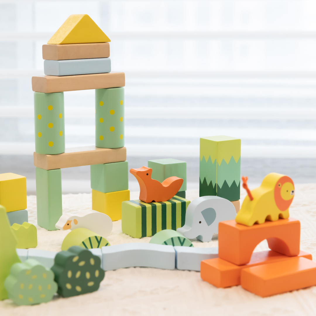 Classic World Forest Building Blocks (50 Piece)
