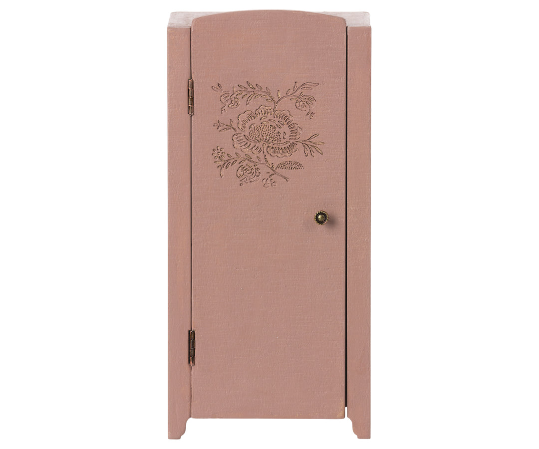 Maileg Miniature Wooden Mouse Closet – Light Rose