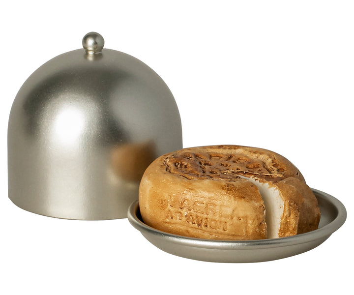 Maileg Miniature Mouse Cheese Bell