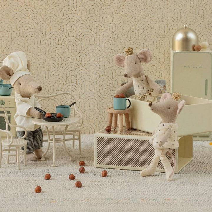 Maileg Miniature Mouse Cheese Bell