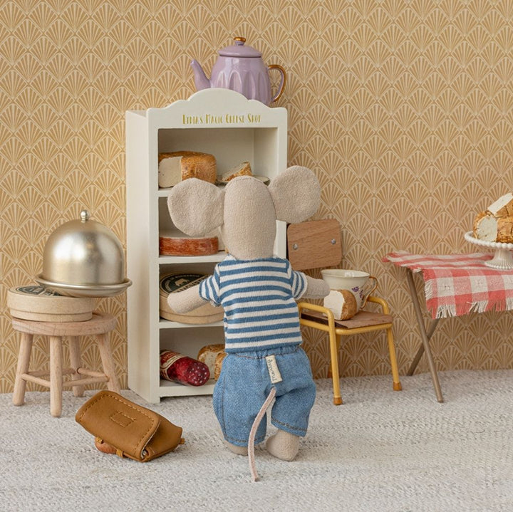 Maileg Miniature Mouse Cheese Bell