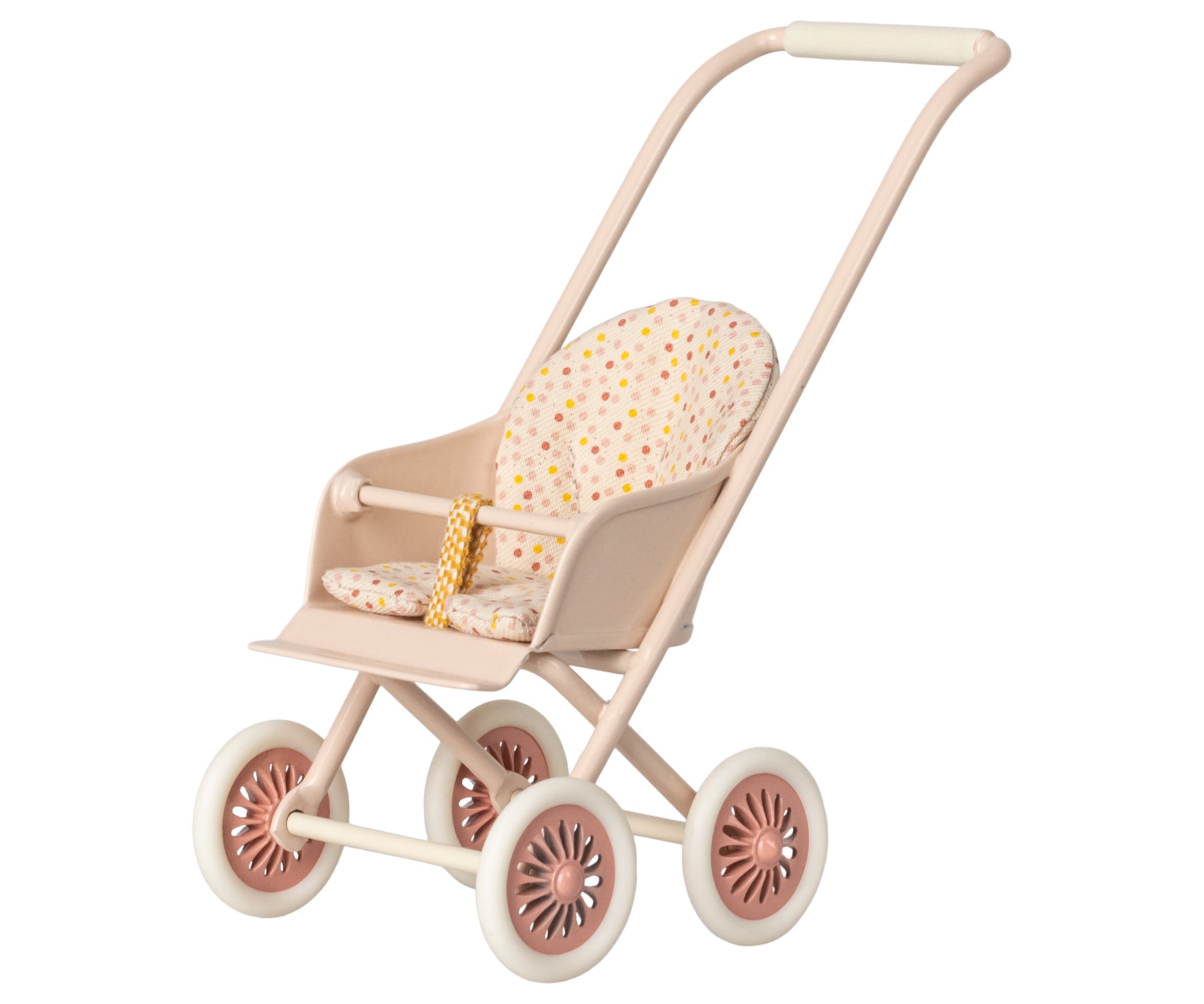 Maileg Miniature Baby Stroller – Powder