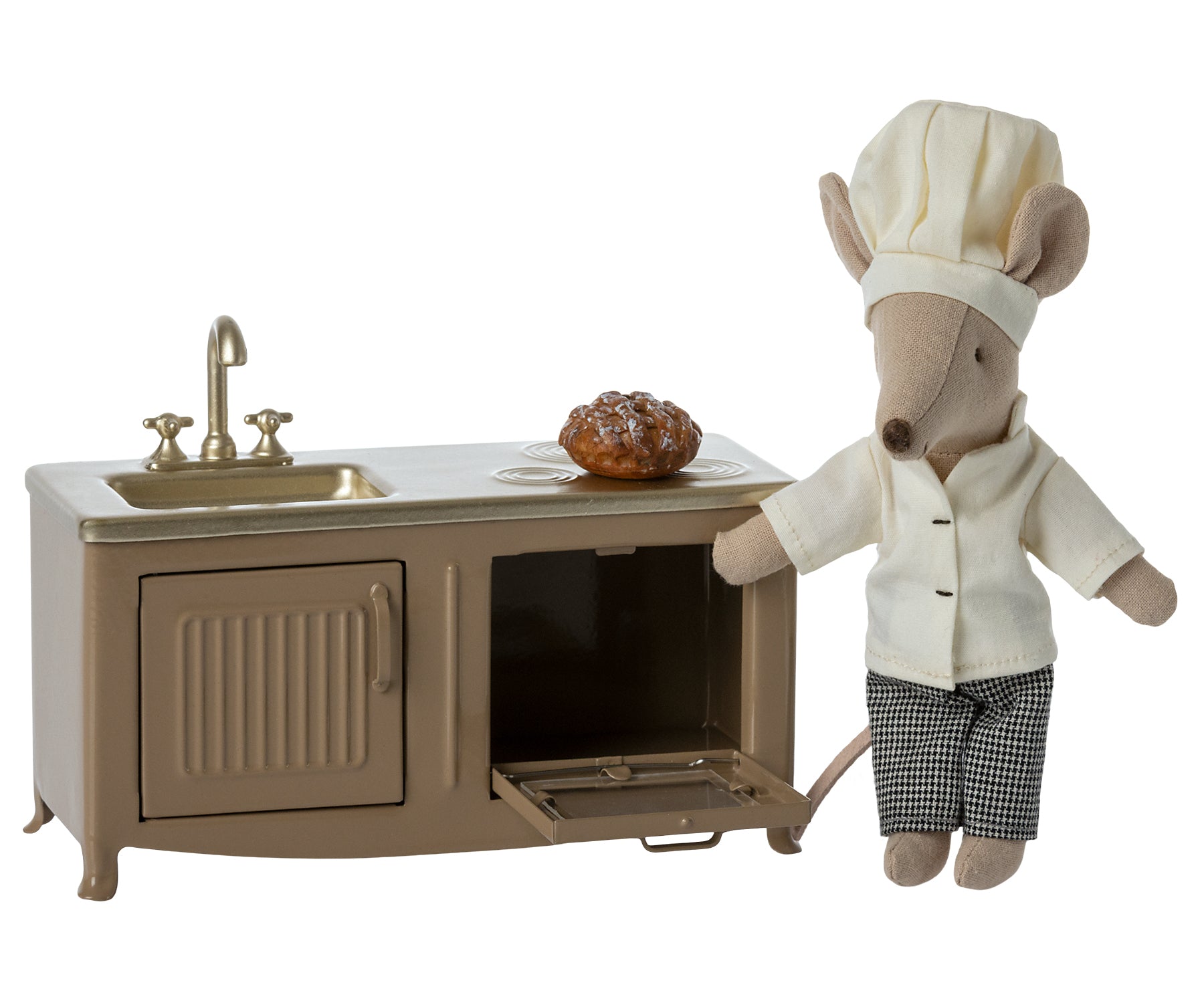 Maileg Miniature Mouse Kitchen – Light Brown