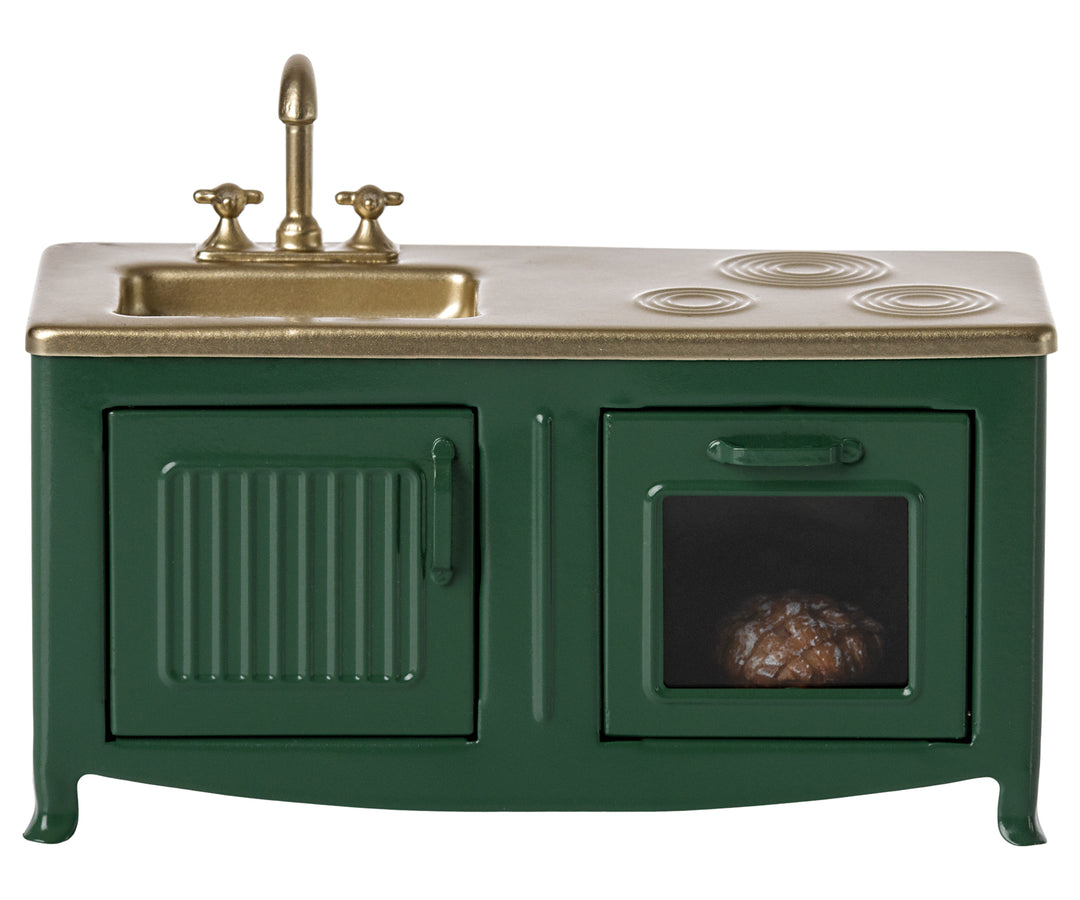 Maileg Miniature Mouse Kitchen – Dark Green