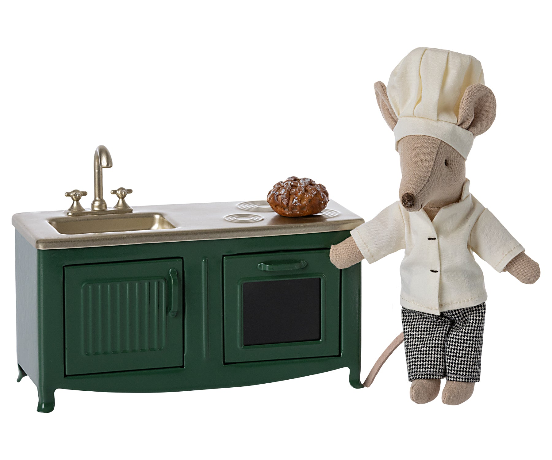 Maileg Miniature Mouse Kitchen – Dark Green