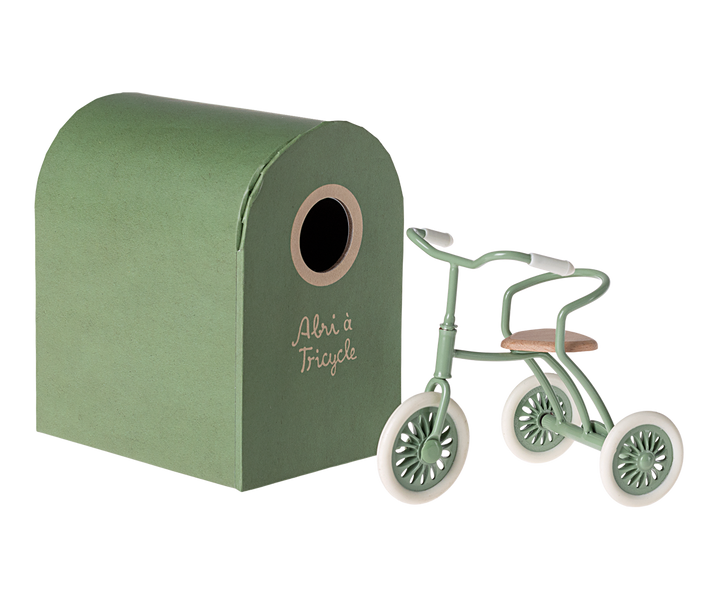 Maileg Miniature Mouse Tricycle – Green