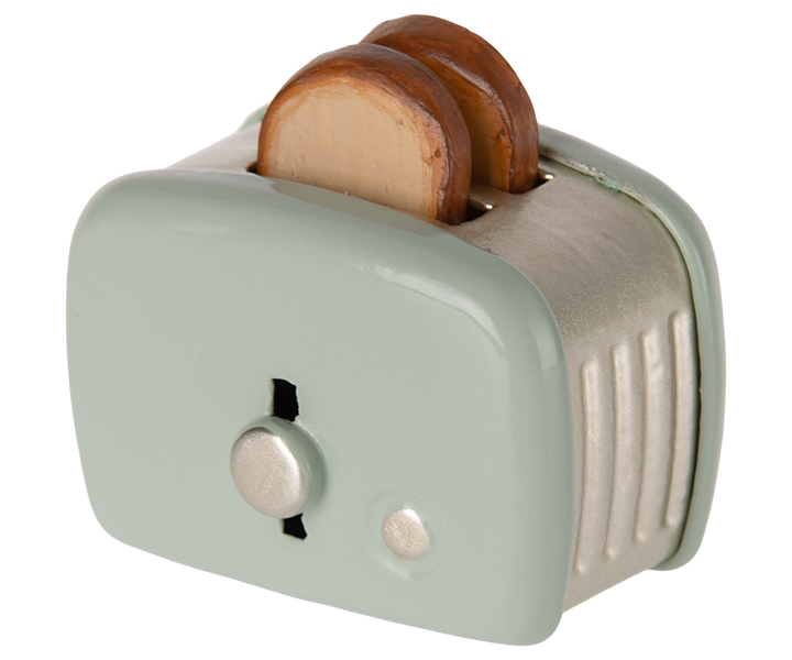 Maileg Miniature Mouse Toaster with Bread – Mint