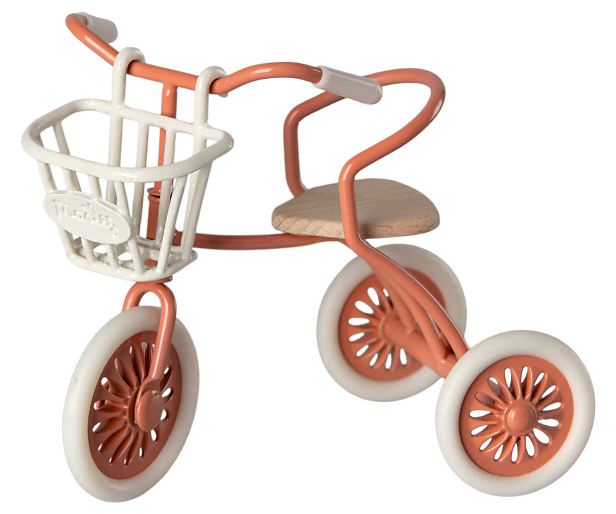 Maileg Miniature Mouse Tricycle Basket