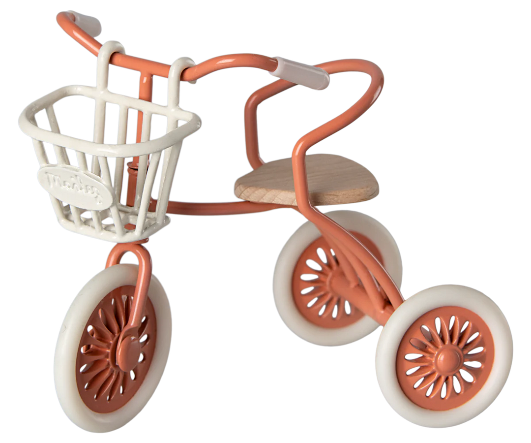 Maileg Miniature Mouse Tricycle Basket