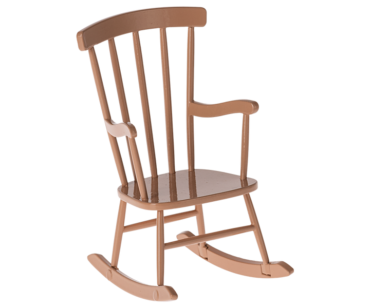 Maileg Miniature Mouse Rocking Chair – Dark Powder