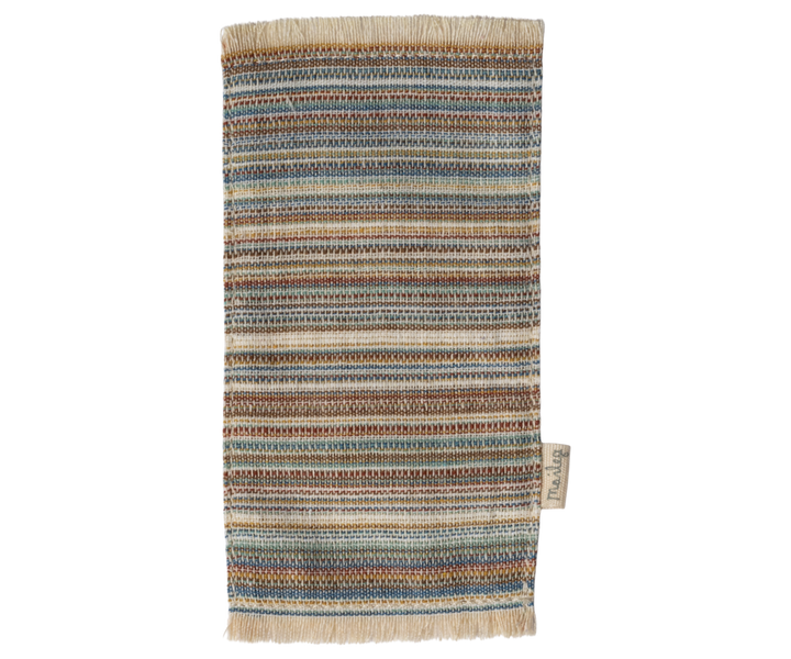 Maileg Miniature Mouse Striped Rug – Medium